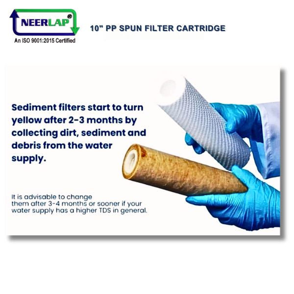 NEERLAP 10 INCH PP SPUN FILTER CARTRIDGE
